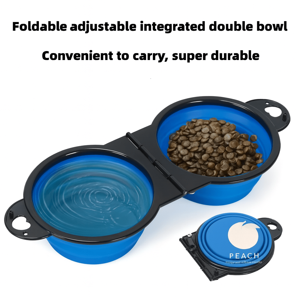 Portable Travel Dog Bowl – Collapsible Food & Water Feeder