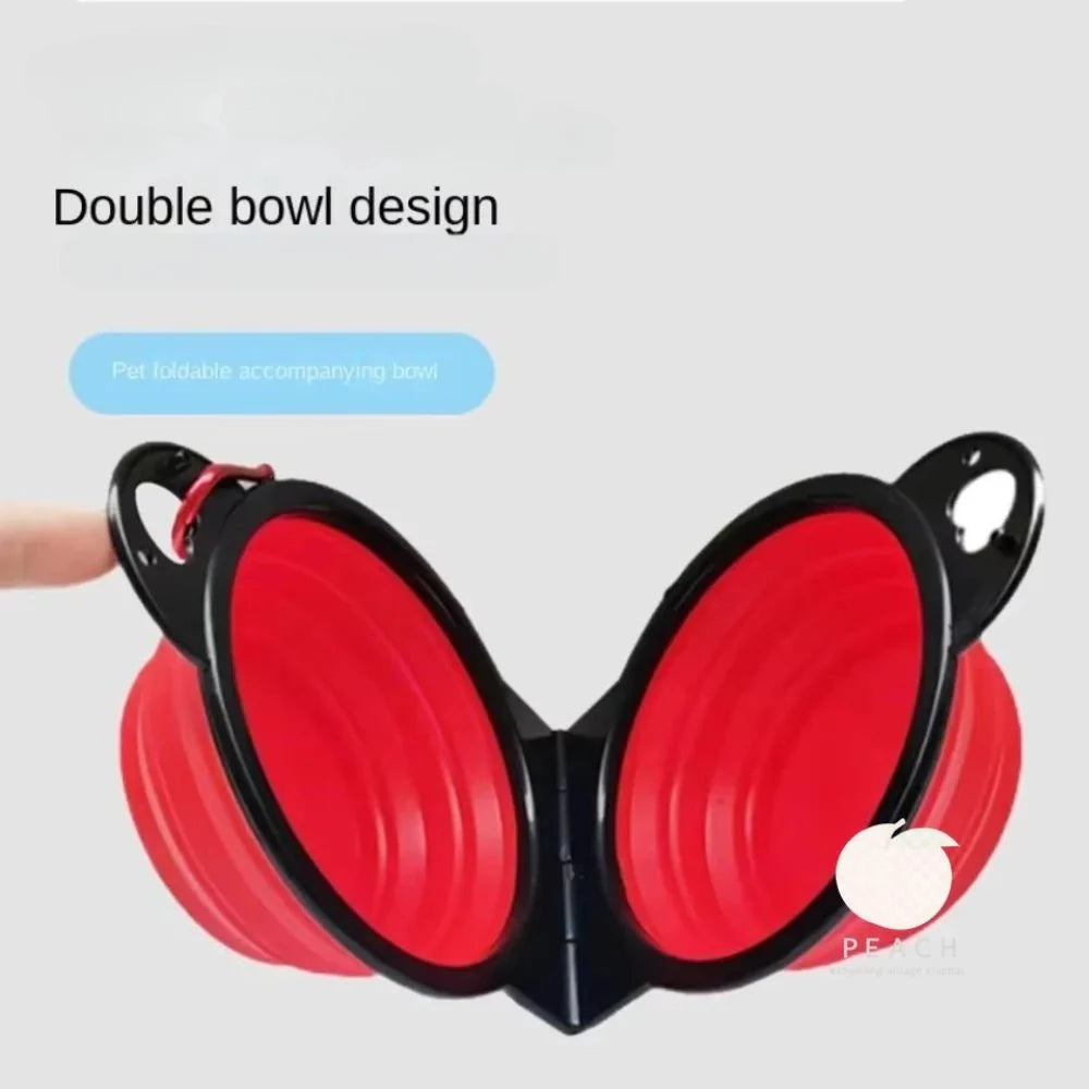 Portable Travel Dog Bowl – Collapsible Food & Water Feeder