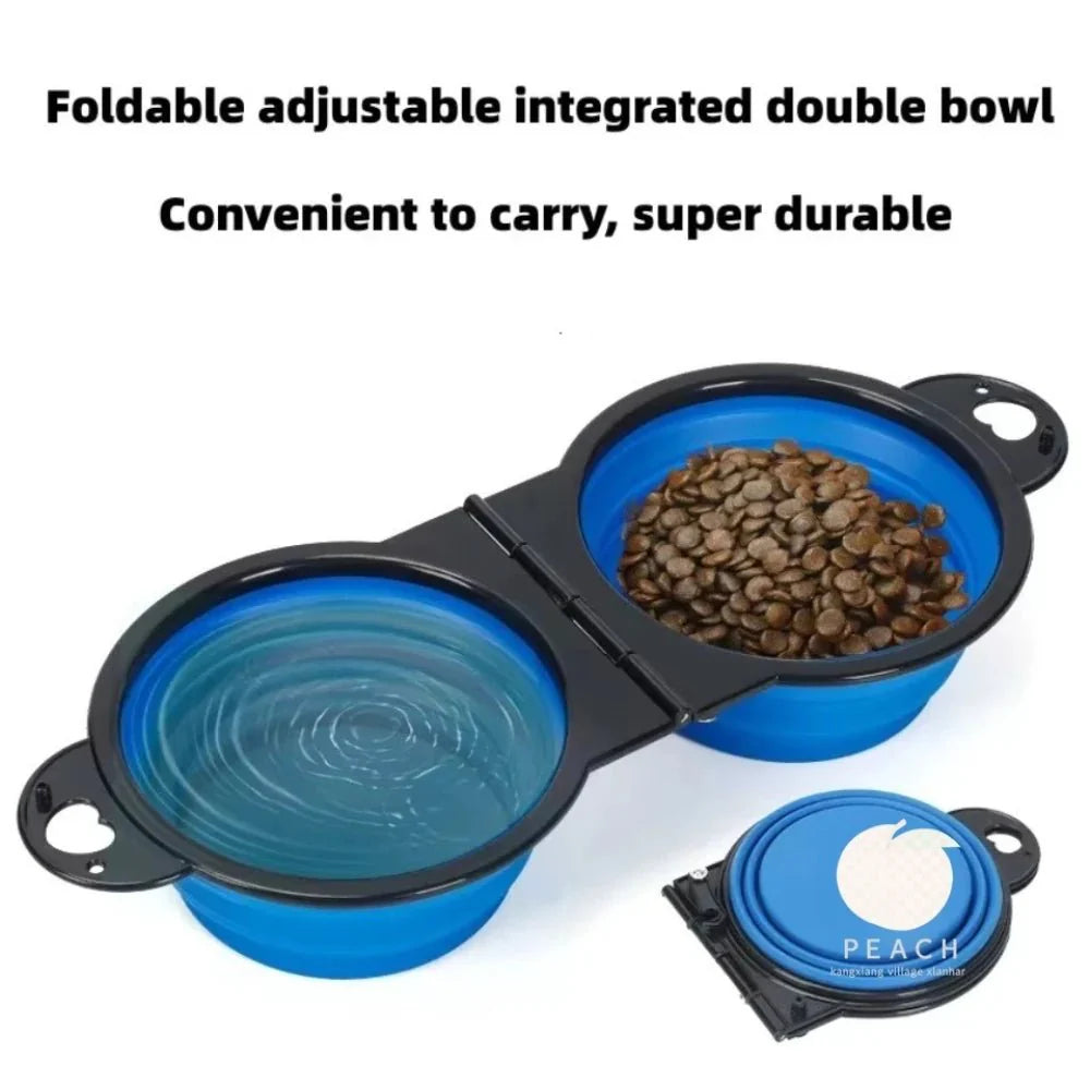 Portable Travel Dog Bowl – Collapsible Food & Water Feeder