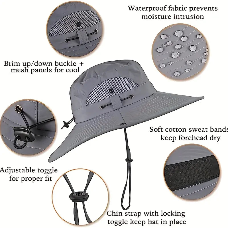 Solar Powered Outdoor Cooling Fan Hat - Image 7