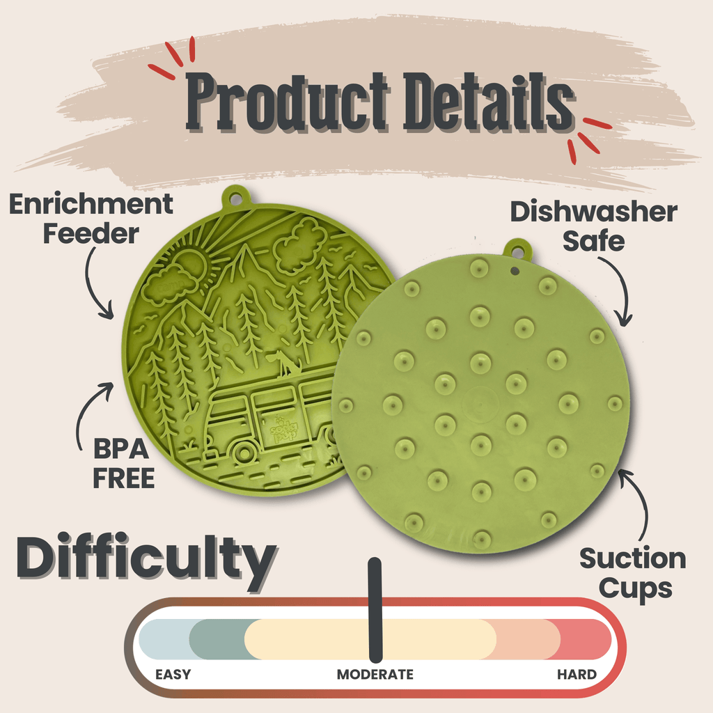 Fast Shipping：Dog Lick Mats with Suction Cups
