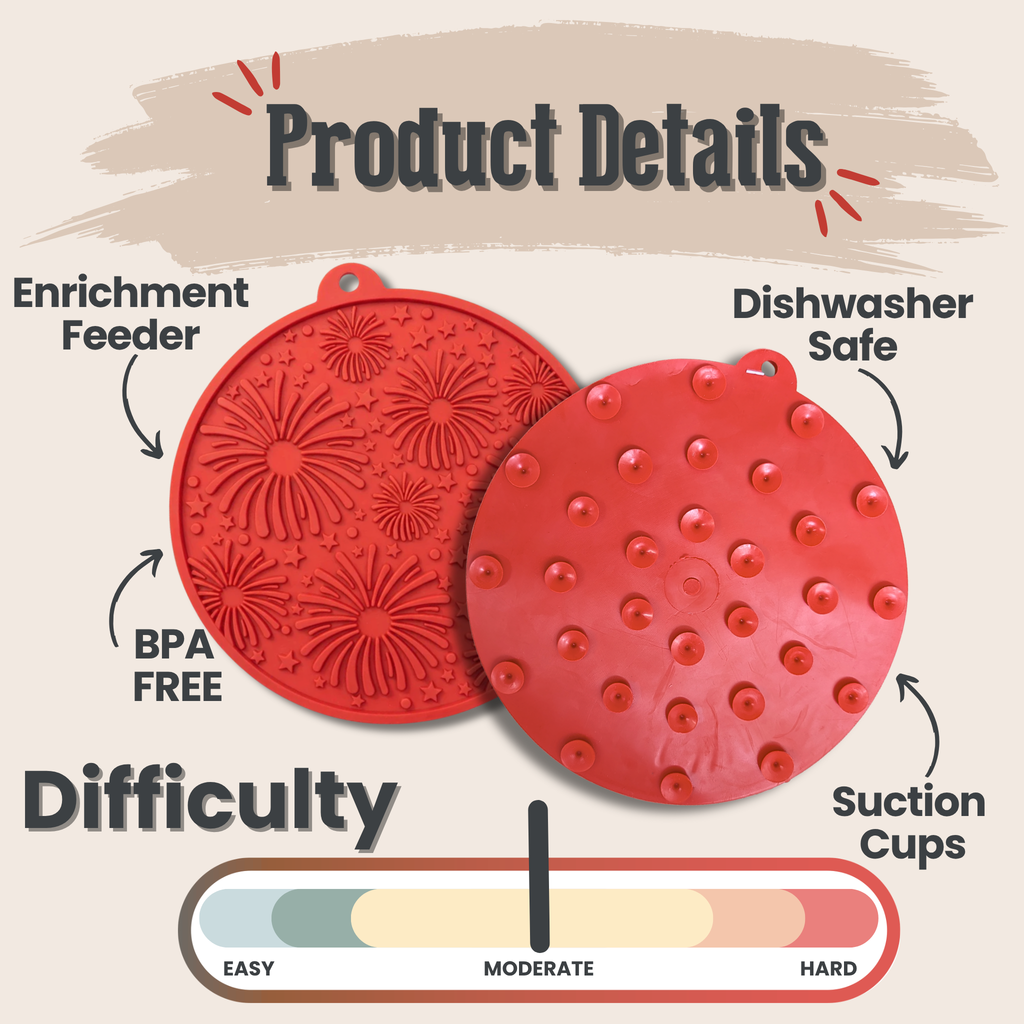 Fast Shipping：Dog Lick Mats with Suction Cups