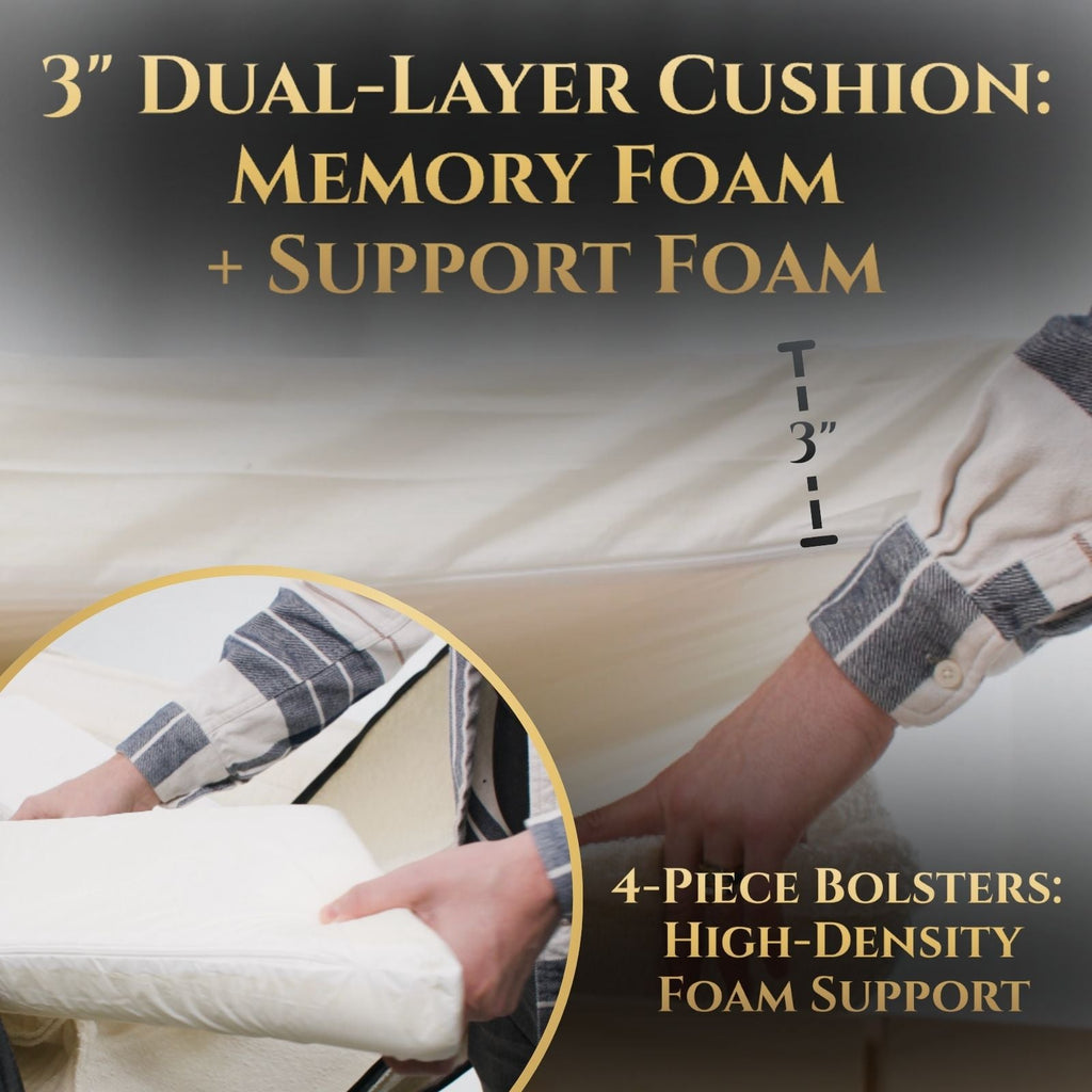 Don't Wait for the Limp — Memory Foam Joint Support for Dogs & Cats
