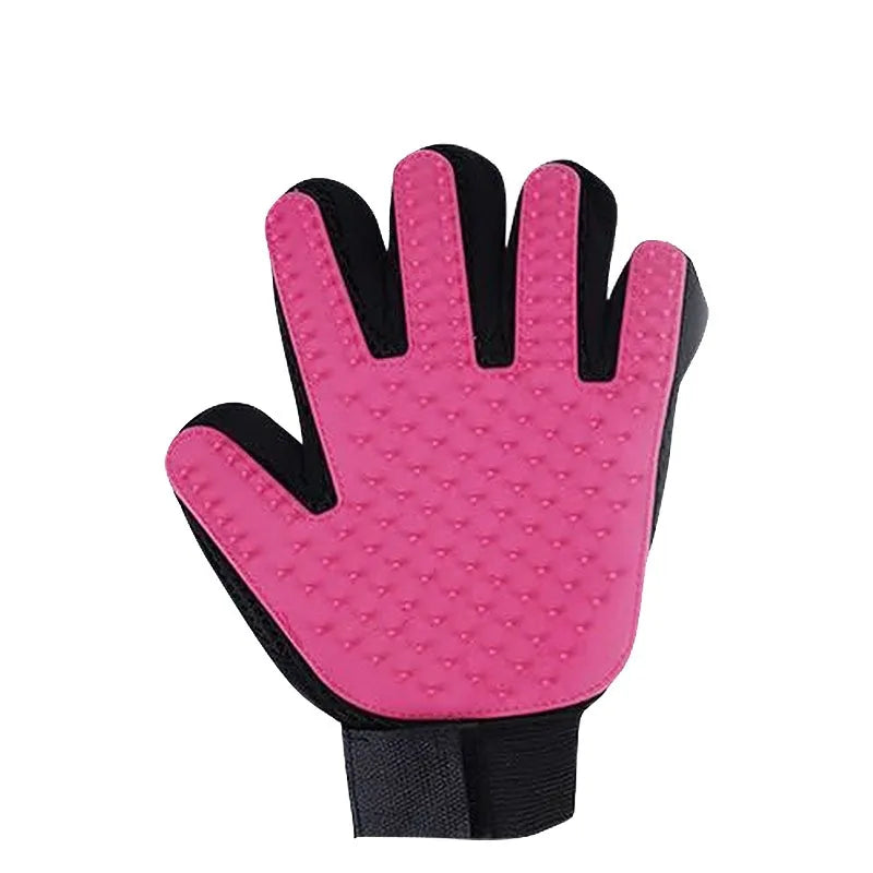 Multicolor Silicone Pet Grooming Gloves for Cats and Dogs – Reusable Hair Removal Mitt