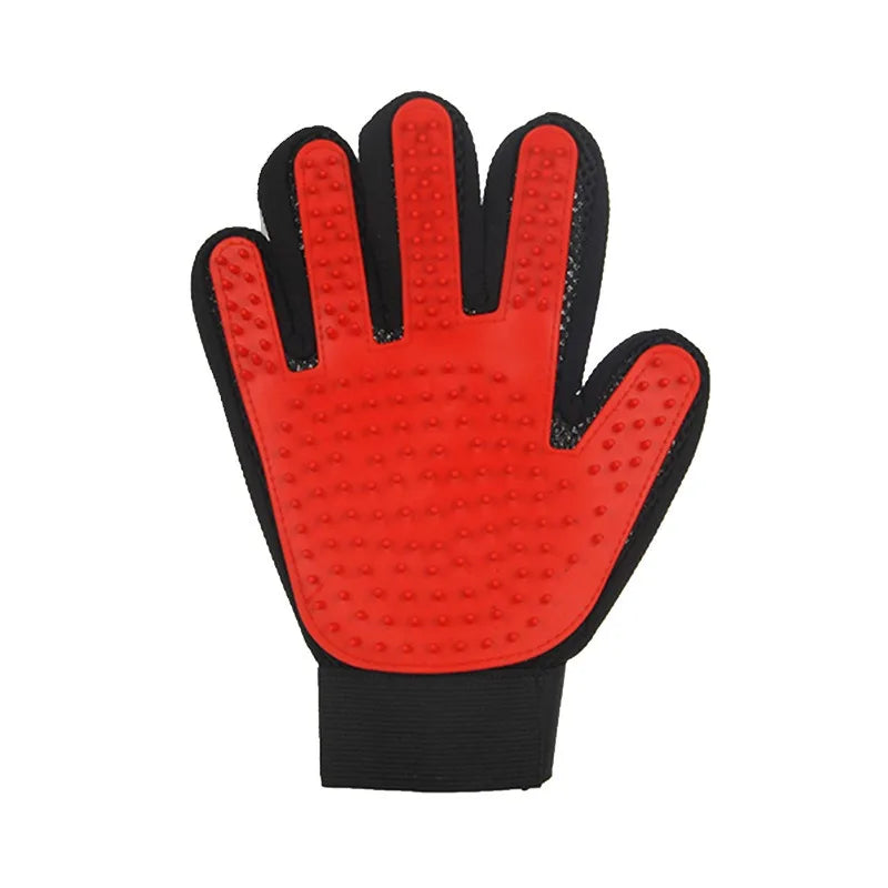 Multicolor Silicone Pet Grooming Gloves for Cats and Dogs – Reusable Hair Removal Mitt