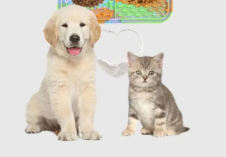 Silicone Lick Mat for Dogs & Cats – Anxiety Relief Slow Feeder