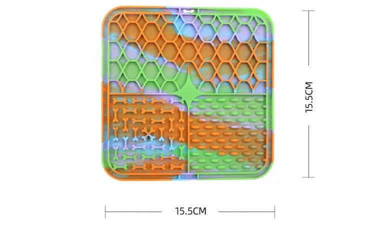 Silicone Lick Mat for Dogs & Cats – Anxiety Relief Slow Feeder