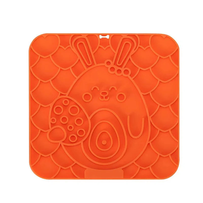 Silicone Lick Mat for Dogs & Cats – Anxiety Relief Slow Feeder