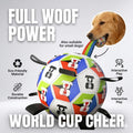 Score Big! ⚽ 2026 World Cup Edition Dog Soccer Ball | Interactive Outdoor Training Toy for Dogs | Bite-Resistant & Teeth Cleaning Toy