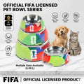 FIFA World Cup™ Soccer Pet Bowl - Durable Stainless Steel Food Bowl for Dogs & Cats | Official Licensed National Team Fan Gear Pet Supplies